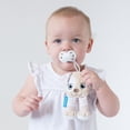 thumbnail image 5 of BooginHead Universal Pacifier Holder Stuffed Animal, Infant Toddler Boys and Girls, Puppy, 5 of 9
