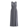 thumbnail image 4 of Time and Tru Women's Sleeveless Smocked Maxi Dress, Sizes XS-XXXL, 4 of 4
