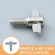 thumbnail image 4 of WRISTBIQUE 10Ud Tornillos Para Kit De Batería En Plata Con Aleación De Aluminio Seguros Y Duraderos, 4 of 8