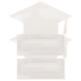 thumbnail image 1 of 2pcs Blank Cards Graduation Cap Cards Sublimation DIY Note Cards with Lip Balm Pouches, 1 of 8