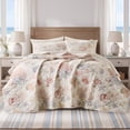 thumbnail image 3 of Regency Heights Twin Coastal Quilt Set for Dorm, 2-Piece Lightweight Beach Themed Quilt Coverlet Bedding Set, Nautical Bedspread Coverlet Bed Set with Sham for All Season, Beige, 3 of 10