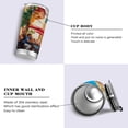 thumbnail image 2 of 11oz Stainless Steel Tumbler with Straw, Double Wall Insulated Travel Tumbler Street Scene, 2 of 8