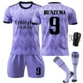 thumbnail image 5 of 2223 Real Madrid Away Purple Purple No. 9 Benza 14 Champions Memorial Edition 20 Veninus 10 Modric, 5 of 11