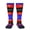 2 Black-2, variant on Women's Knee High Socks Multiply Gays Lesbians Flag Outdoor Casual Tube Socks
