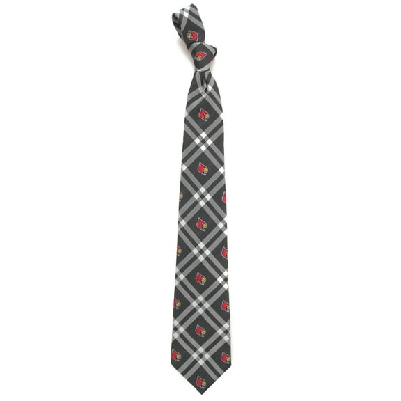 Men's Black Louisville Cardinals Rhodes Tie