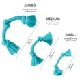 thumbnail image 6 of Playology Dog Toys | Durable Dri-Tech Rope, Peanut Butter Scented Tug of War Toy - Medium, 6 of 7