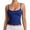 Blue, variant on Unir Women's Basic Scoop Neck Cami Top Adjustable Straps Slim Fit Sleeveless Layering Tank for Everyday Outfits, 1 Piece, XS-XXL