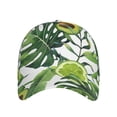 thumbnail image 2 of Naloa Original Classic Low Profile Hat Men Women Baseball Cap Dad Hat Adjustable Unconstructed Watercolor Green Tropical Print Cap, 2 of 9