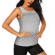 thumbnail image 2 of Fotbe Silver Mosaic Blusas Sin Mangas para Mujer – Estilo Casual, Corte Suelto, Slim-Fit, Cuello Redondo Deportivo, Tops de Verano para Gimnasio y Yoga-Medium, 2 of 7