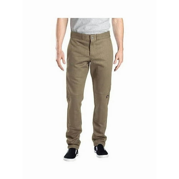 Men's Skinny Straight Fit Double Knee Work Pant 30 Inse