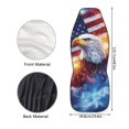 thumbnail image 1 of Psesaysky Bald Eagle US Flag Pattern Soft Car Seat Covers for Interior, Polyester Easy to Install Vehicle Seat Covers Sedan, 1 of 1