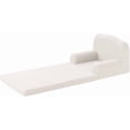 thumbnail image 4 of Qinaqin 2-in-1 Sofá Comfy Toddler Converts to Lounger Foam Chair con Suave Sherpa Beige Crown Grande Ideal Gift para Girls y Boys, 4 of 7