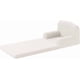 thumbnail image 3 of Para niños 2-in-1 couch: comfy para niños pequeños couch converts to lounger, foam chair con soft sherpa, beige crown grande, ideal para gift para girls y boys, 3 of 7