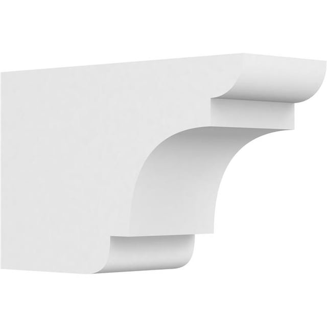 Ekena Millwork RFTP06X10X16NEB 10 x 6 x 16 in. Standard New Brighton Architectural Grade PVC Rafter Tail