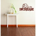 thumbnail image 1 of Do It Yourself Wall Decal Sticker God Gives The Increase 12x24", 1 of 1