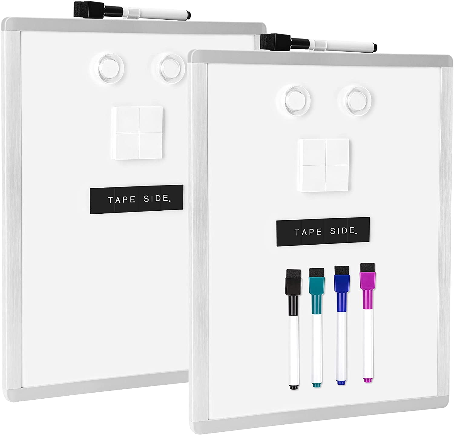 2Pack Dry Erase Board, 11 x 14 Inches Small Dry Erase