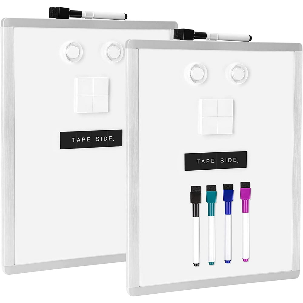 2Pack Dry Erase Board, 11 x 14 Inches Small Dry Erase