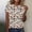 09-Multicolor halloween shirts for women, variant on ersvoioy Halloween Shirt Women Funny Print Shirts Fashion Crewneck Halloween Short Sleeve Graphic Tees Fall Holiday Party Family T-Shirts Tops Multicolor L