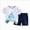 A22-White, variant on Gibobby Toddler Boy Summer Short Sleeve Crew Neck T-Shirt Elastic Shorts 2Pc Outfit Set Casual Soft Dailywear Clothes for Baby Boys 3M 6M 12M 18M 24M 3T‑5T Infant Kids(4-5 Years,White)