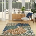 thumbnail image 3 of Nourison Aloha Indoor Outdoor Blue Green 6' x 9' Area Rug, Easy Cleaning, Non Shedding, Bed Room, Living Room, Dining Room, Kitchen (6x9), 3 of 10