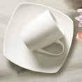 thumbnail image 3 of Gibson Hagen 30 Piece Porcelain Dinnerware White Set, 3 of 8