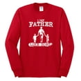 thumbnail image 2 of Wild Bobby,Like Father Like Sons Boy Dad Daddys Boy Gift, Father's Day, Men Long Sleeve Shirt, Red, 2XL, 2 of 3