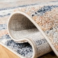 thumbnail image 5 of SAFAVIEH Coppertone Grover Striped Area Rug, Ivory/Navy, 6'7" x 6'7" Square, 5 of 7