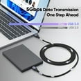thumbnail image 4 of RHEA- Usb To Cable 10 Ft, 5Gbps Long 3.0, 60W Type A Male 10 Feet, 4 of 6