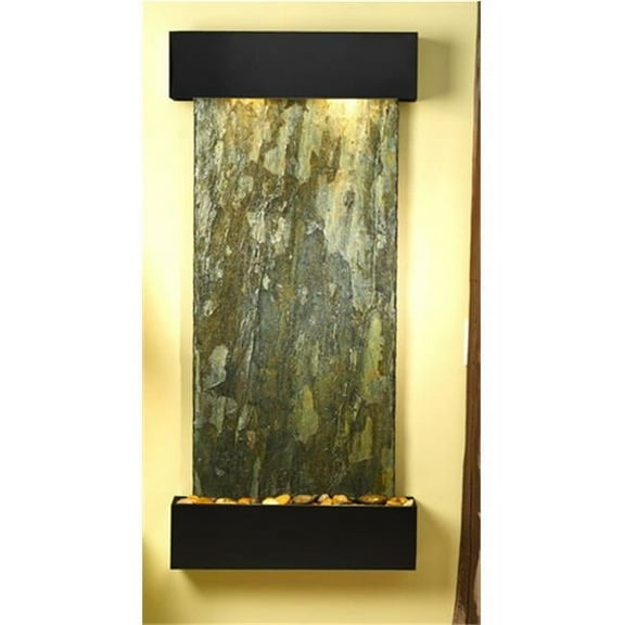 Adagio CSS1502 Cascade Springs - Green Natural Slate Wall Fountain