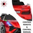 thumbnail image 2 of Montable Electrico para Niños Carro Deportivo Bluetooth Luz Led Control Remoto 12v - Rojo, 2 of 7