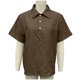 thumbnail image 4 of Blusa y camisa de manga corta con cuello vuelto para hombre, color liso, manga corta, solapa, informal, con botones, blusa para hombre, 4 of 4