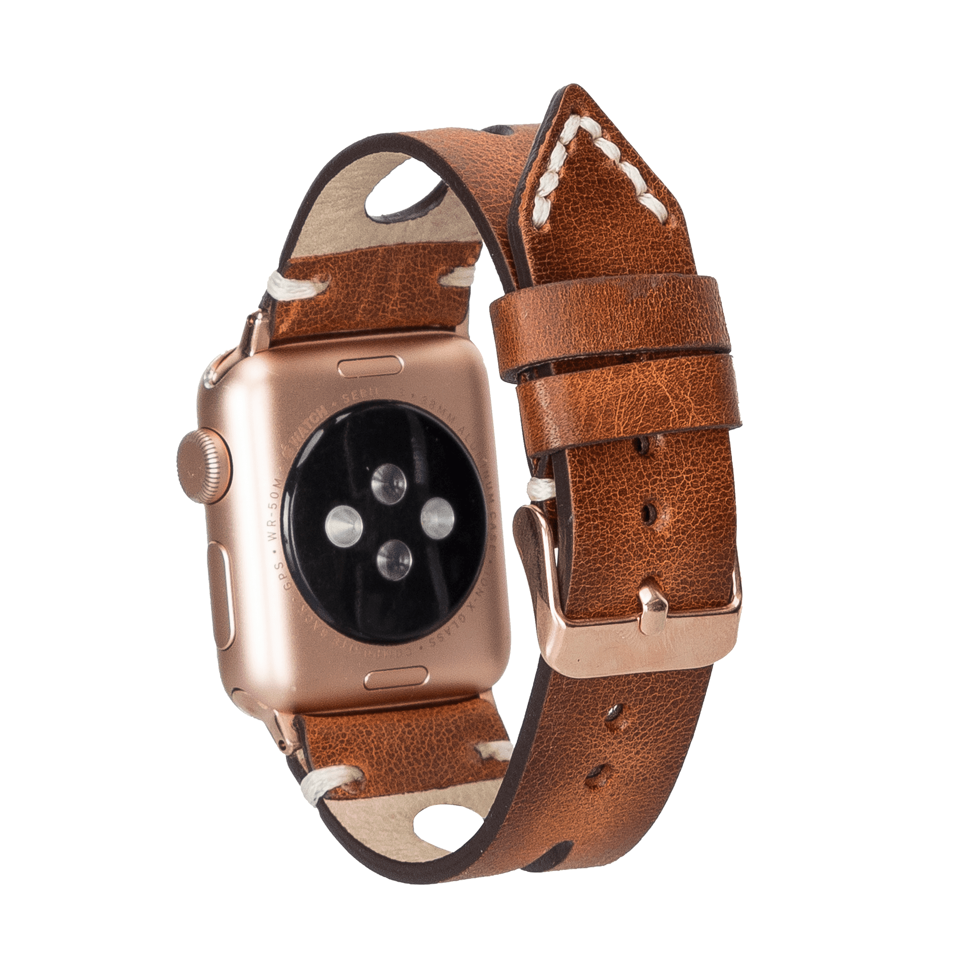 DelfiCase Leather Apple Watch Band Series 10 9 8 7 6 5 4 SE Ultra 1-2 Top Grain Leather Unisex iWatch Bracalet 38mm 40mm 41mm 42mm 44mm 45mm 46mm 49mm Watch Band Fitbit Sense and Versa