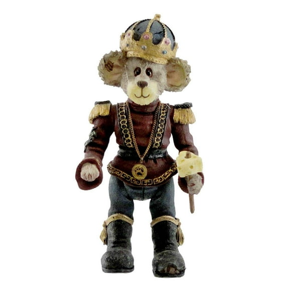 Boyds Bears Resin Figurine Shoe Box Bears N. Mouseking Retired 3223