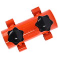 thumbnail image 3 of Ensemble de 4 Pcs de Mâtx de Store Tube Fixe Coupe-Vent Réglable Accessoires de Support de Tente de Camping Extérieur-Orange Couleur, 4 x Support de Tente, Orange, 3 of 5