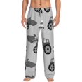 thumbnail image 1 of Balery Gray Tractor Pantalones de pijama para hombre, pijama ultraligero, pantalón de descanso-3X-Large, 1 of 6