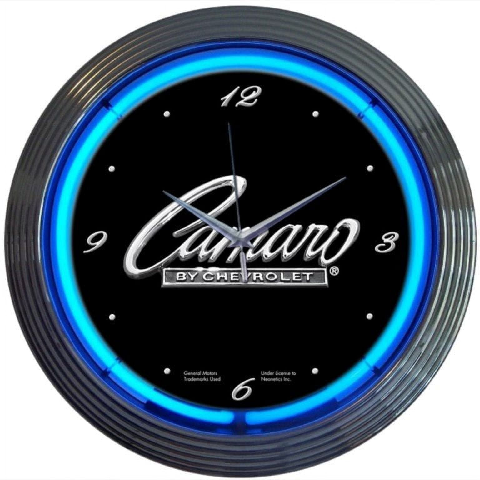 CAMARO NEON CLOCK – 8CAMAR