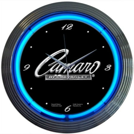 CAMARO NEON CLOCK – 8CAMAR