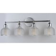 thumbnail image 4 of 11324CLPC Maxim Lighting Hollow-4 Light Bath Vanity-31 Inches wide by 10 inches high, 4 of 5