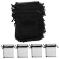thumbnail image 5 of SOPOTUTU 100Pcs Mini Candy Bags Black Organza With Drawstring For Baby Showers And Valentine S Day Party Favors, 5 of 8
