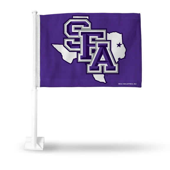 RicoIndustries FG261405 Stephen F. Austin State Lumberjacks College Car Flag