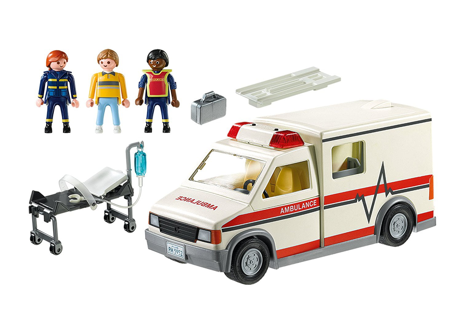 Playmobil Rescue Ambulance and Take Along Fire Station 