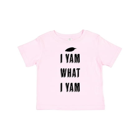 

Inktastic Thanksgiving I Yam What I Yam Funny Gift Toddler Boy or Toddler Girl T-Shirt