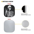 thumbnail image 2 of Jeiento Skull Car Sunshade for Men Women Lightweight Windshield Sun Shade 2 Pack Front Window Sun Shade Cover Universal Fit for Most Cars SUV Van Truck Sedan Automotive Accessories, 2 of 7