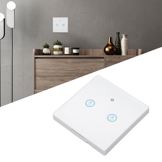 Interruptor De Panel Táctil Inalámbrico Inteligente, 433MHz, Cableado, Control Remoto Gratuito, Resistente Al Agua Para El Hogar