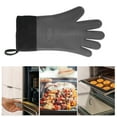 thumbnail image 5 of Unique Bargains 1 Pc Non-slip Oven Mitts for Kitchen Gray Black, 5 of 5