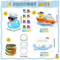 thumbnail image 3 of Kit de Crucero Halloscume 72 Piezas Etiquetas de Pato con Patitos de Goma y Bandas, 3 of 7