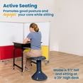 thumbnail image 4 of ECR4Kids ACE Active Core Engagement Wobble Stool, 18in Seat Height, Flexible Seating, Navy, 4 of 10