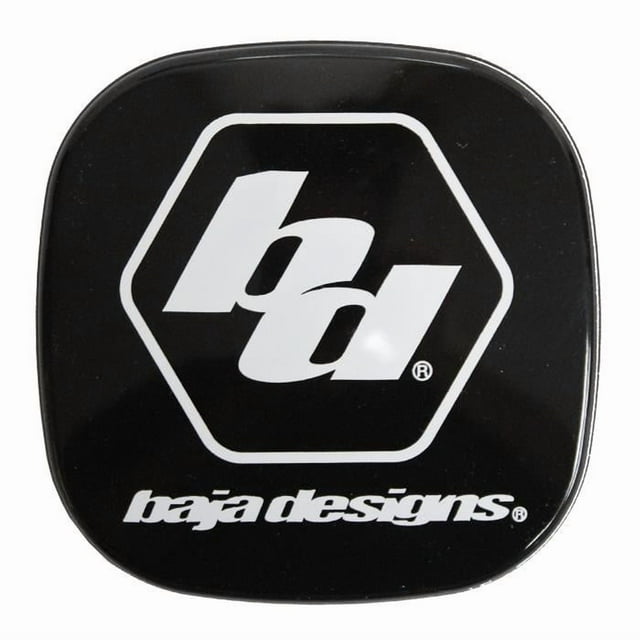 Baja Design Driving/Fog Light Cover 668003 Driving/Fog Light Cover; For XL Series Lights; 4.5 Inch Square; Black; With Baja Designs Logo; Single
