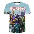 thumbnail image 1 of ROBLOX-Camiseta de manga corta para niños, ropa de verano de algodón para niños, camiseta informal de dibujos animados, sudadera para niños y niñas, 1 of 4
