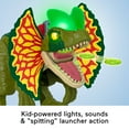 thumbnail image 6 of Imaginext Jurassic World Thrash Attack Dilophosaurus Dinosaur Toy with Lights & Sounds for Kids, 6 of 7